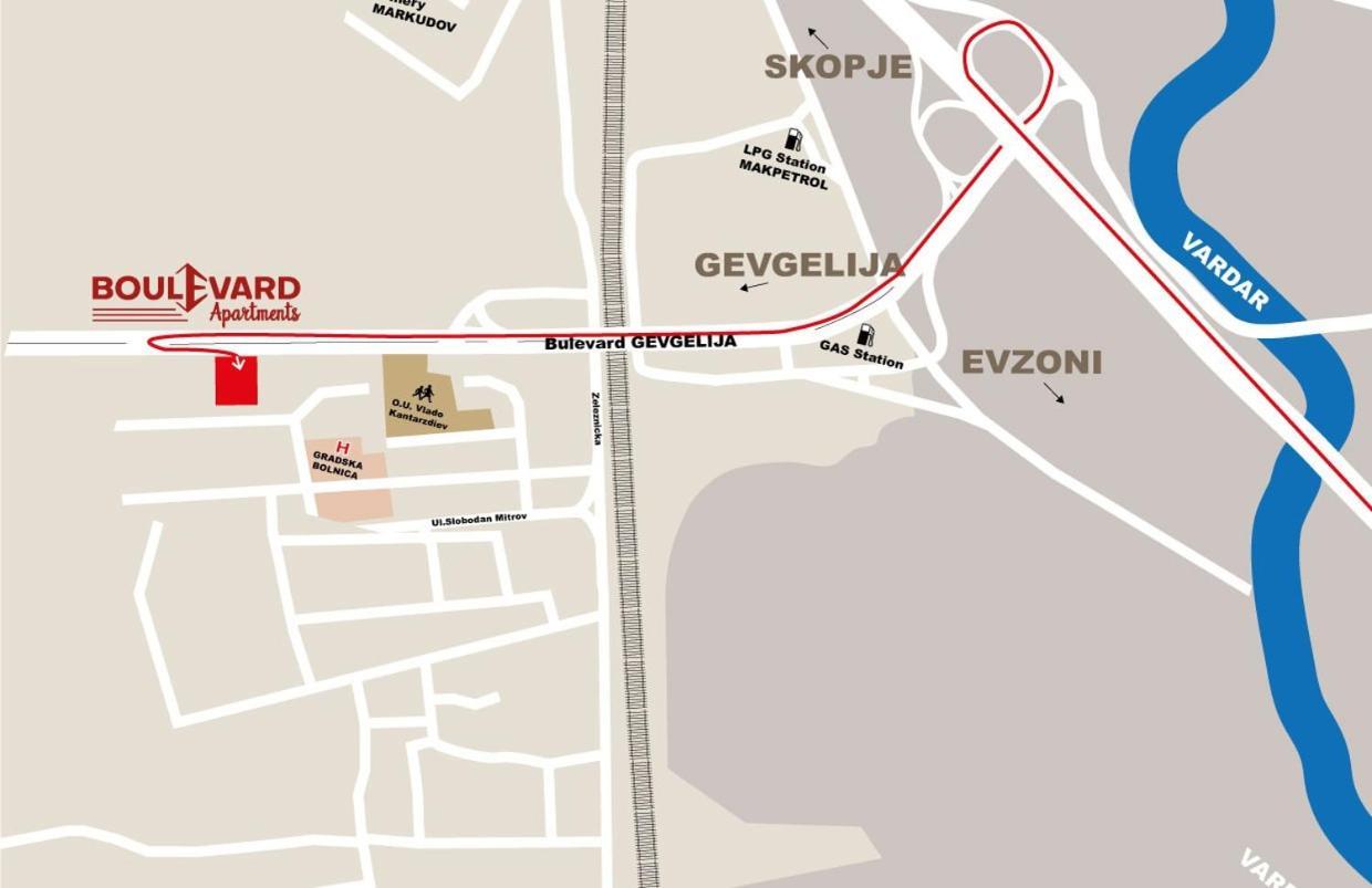 Boulevard Apartments Gevgeli Dış mekan fotoğraf
